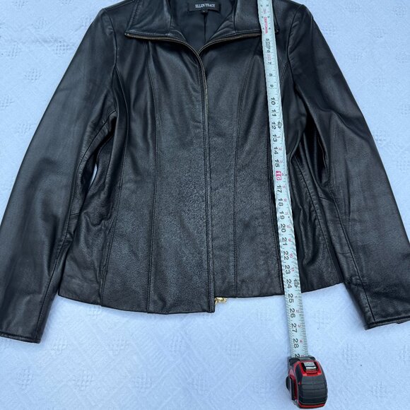 Ellen Tracy Lambskin Jacket Large Excellent condition - Picture 8 of 8